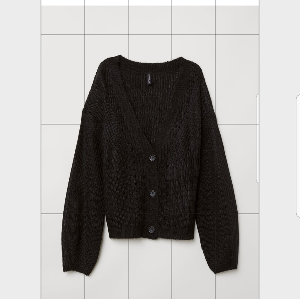 V-neck cardigan